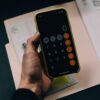 black Android smartphone
